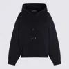 Sportmax Black Cotton Sweatshirt In Black
