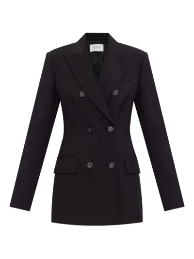 SPORTMAX BLACK DOUBLE-BREASTED BLAZER