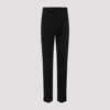 Sportmax Straight Leg Trousers And Pockets In Nero