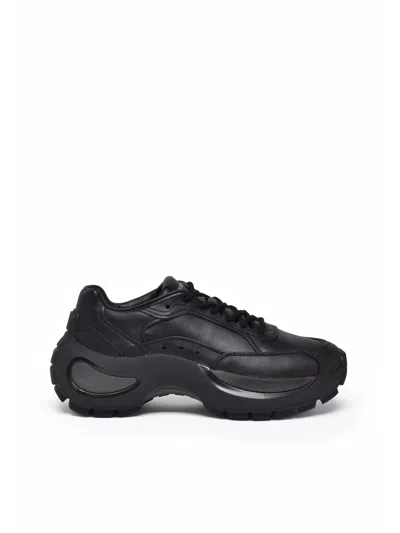 Sportmax Black Leather Urta Sneakers
