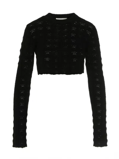 Sportmax Black Medea Cropped Sweater