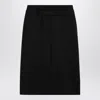 SPORTMAX SPORTMAX BLACK MIDI SKIRT