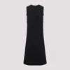 Sportmax Mirto Open-back Cady Dress In Black