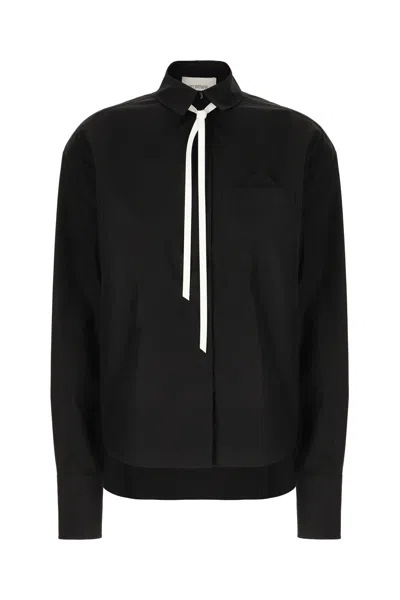 SPORTMAX BLACK POPLIN SHIRT