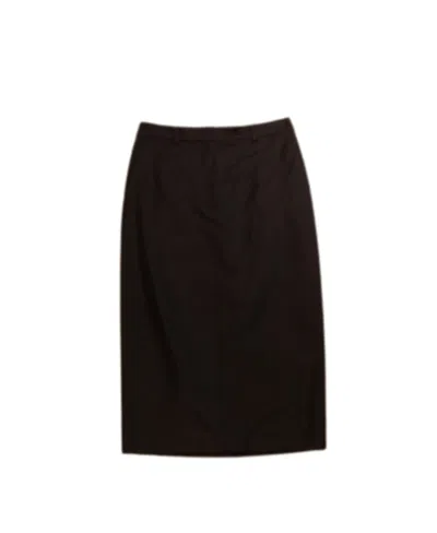 Sportmax Black Slim Skirt