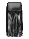 Sportmax Mini Soffy Bag In Nappa With Fringes In Black