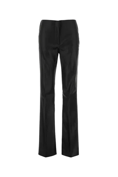 SPORTMAX BLACK STRETCH SATIN ADEPTO1234 PANT