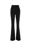 Sportmax Black Stretch Wool Febe Pant In Black