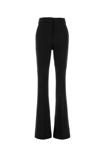 Sportmax Black Stretch Wool Fede Pants