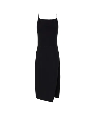 Sportmax Black Suspender Dress