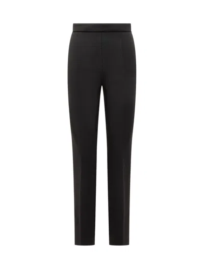 Sportmax Black Tailored Flat Pant