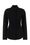 Sportmax Cardigan With Collared Design And Long Sleeves In Black
