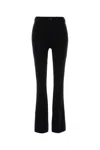 Sportmax Black Viscose Blend Leggings In Black