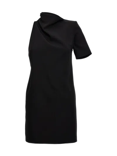 Sportmax Black Turtle Neck Mini Dress