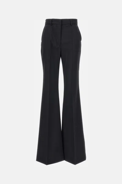 SPORTMAX BLACK WIDE LEG PANT