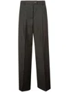Sportmax Black Wide Leg Pant In Black