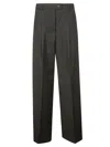 Sportmax Black Wide Leg Pant In Black