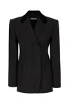 SPORTMAX BLACK WOOL BLAZER