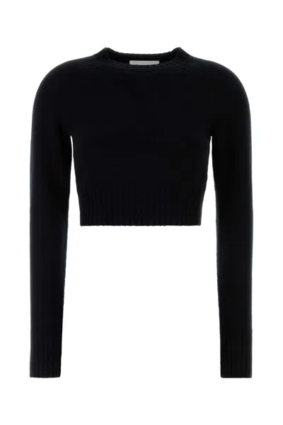 SPORTMAX BLACK WOOL BLEND FRAGOLA SWEATER