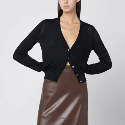 Sportmax Black Wool Cardigan
