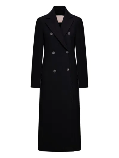 SPORTMAX BLACK WOOL COAT