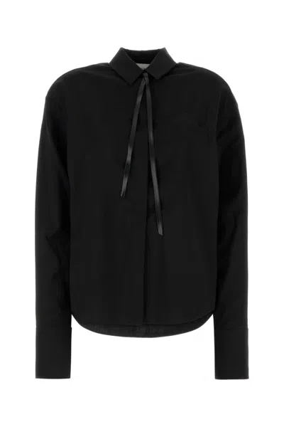Sportmax Black Wool Mappa Shirt