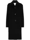 Sportmax Fiuggi Virgin Wool Coat In Black
