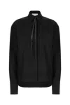 Sportmax Black Wool Shirt In Nero