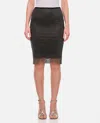 Sportmax Black Zinnia Crystal Skirt In Black