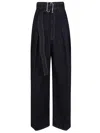 Sportmax Blanc Pantalone Lungo In Blu