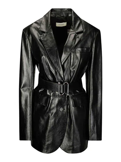 Sportmax Lambskin Jacket Over Over