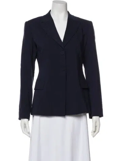 Pre-owned Sportmax Blazer In Blue