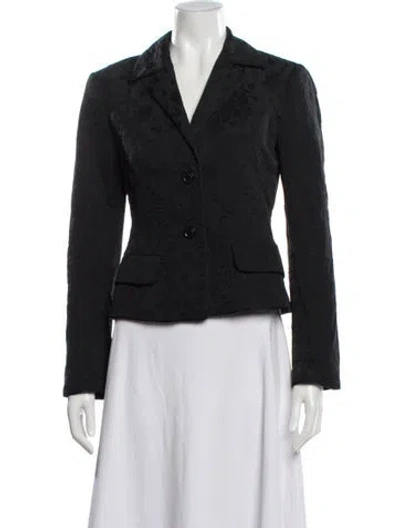 Pre-owned Sportmax Blazer In Gray
