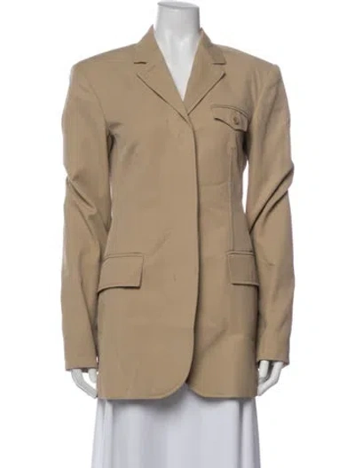 Pre-owned Sportmax Blazer In Neutral