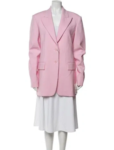 Pre-owned Sportmax Blazer In Pink