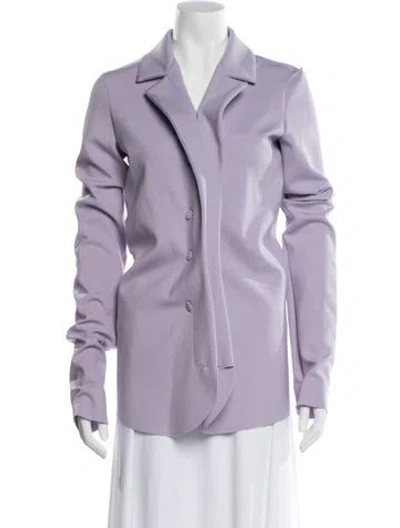 Pre-owned Sportmax Blazer In Purple