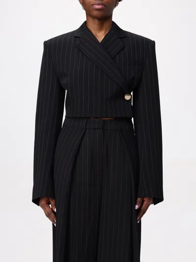 SPORTMAX BLAZER SPORTMAX WOMAN COLOR BLACK,G52458002