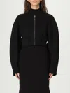 Sportmax Wool Cropped Jacket In Black