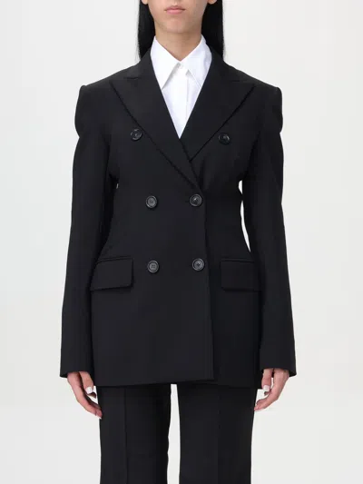 SPORTMAX BLAZER SPORTMAX WOMAN COLOR BLACK,412907002
