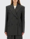 SPORTMAX 外套 女士 颜色 炭黑色