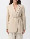 Sportmax Jacket  Woman Color Ivory In Gray