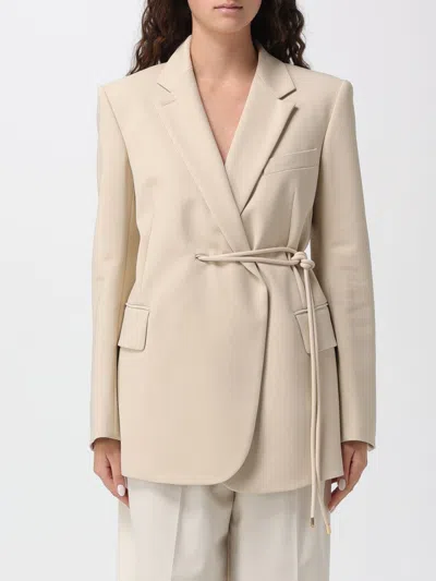 Sportmax Jacket  Woman Color Ivory In Gray