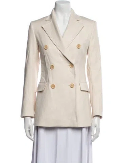 Pre-owned Sportmax Blazer In White