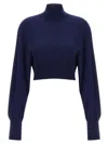 Sportmax Ululato Sweaters And Cardigans Blue