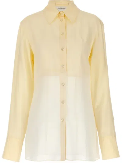 Sportmax Boa Shirt In Beige