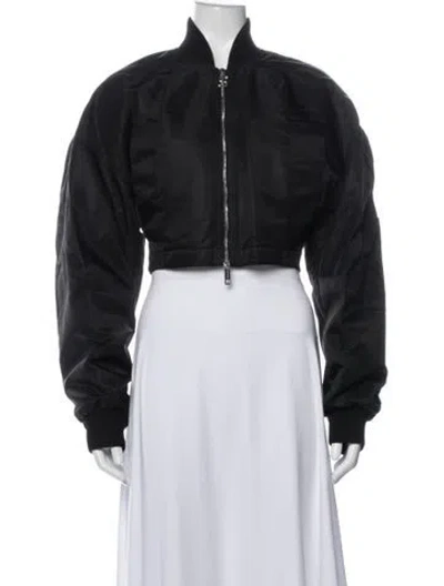 Pre-owned Sportmax Bomber Jacket In Black