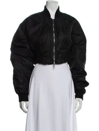 Pre-owned Sportmax Bomber Jacket In Black