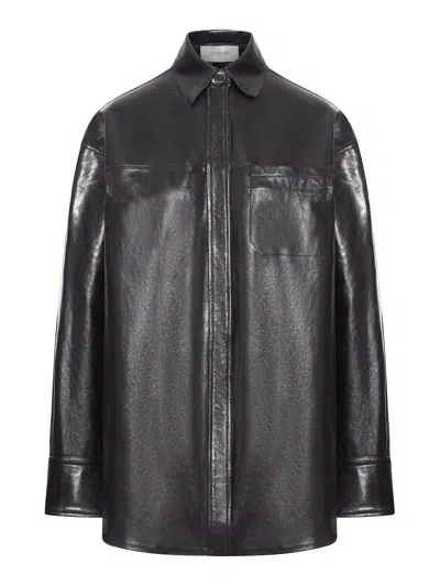 Sportmax Patch-pocket Classic-collar Jacket In Brown
