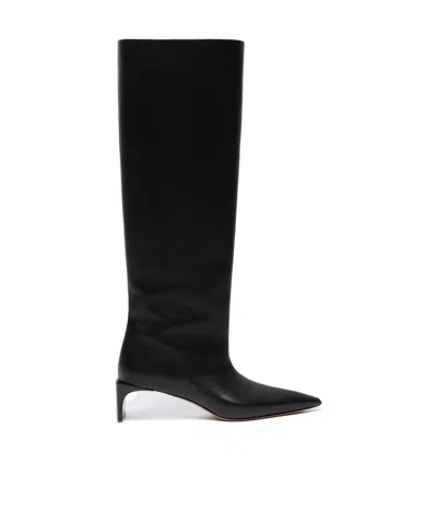 Sportmax Bota Alta In Black