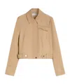 Sportmax Belted Flap-pocket Jacket In Neutral